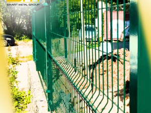 Монтаж на оградни пана върху габиони в София, кв. Овча Купел