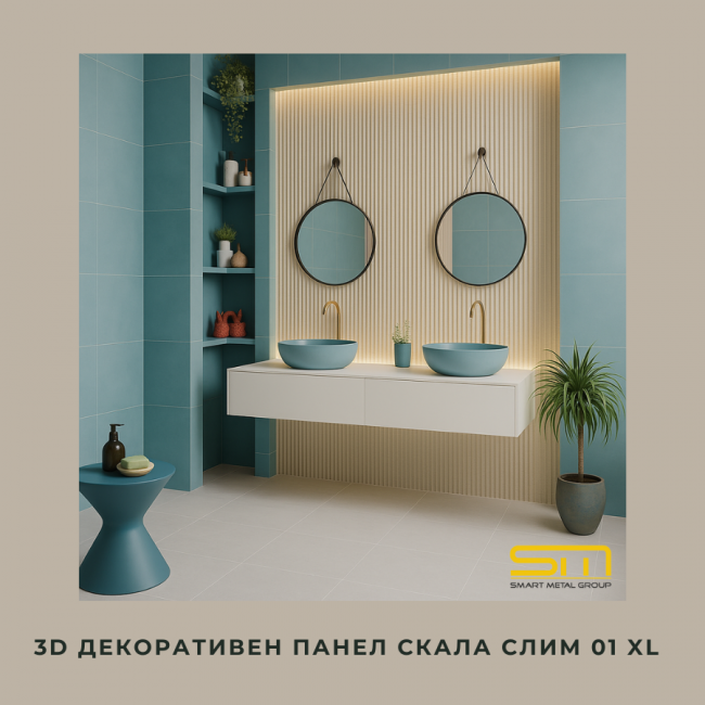 Panou Decorativ 3D SCALA SLIM 01 XL