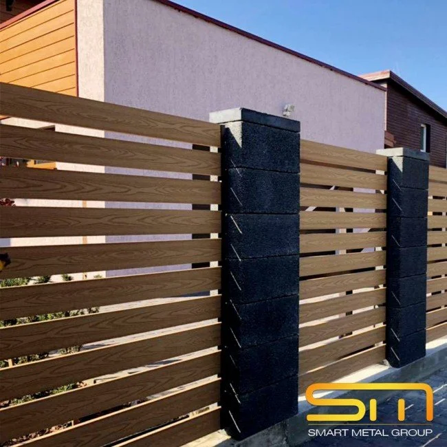 Composite wood fences, openwork fence Composite wood fences, openwork fence