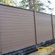 Composite wood fences, solid fence