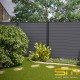 Composite wood fences, solid fence