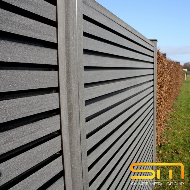 Composite wood fences, fence with holes