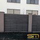 Composite wood fences, fence with holes