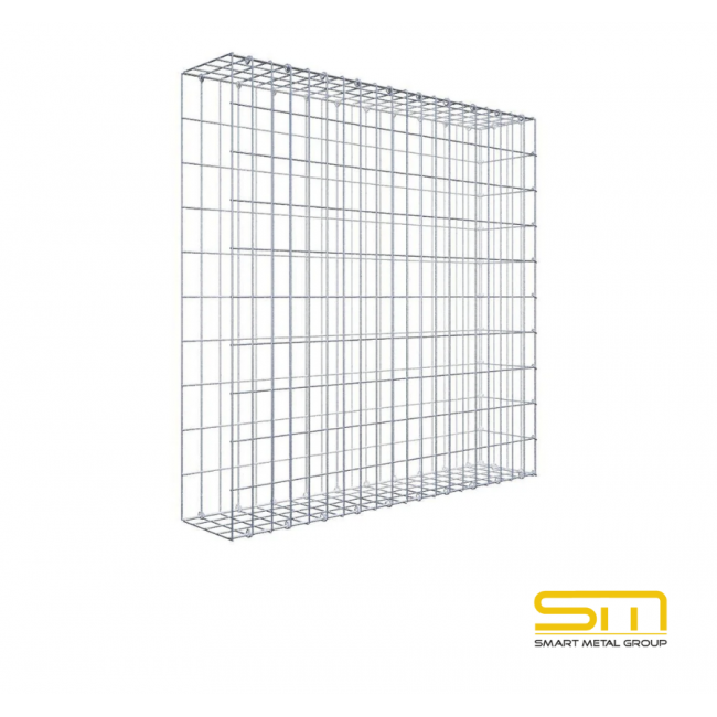 Габион коробчатый сварной 100х100х20см ф4 50х100мм Габион коробчатый сварной 100х100х20см ф4 50х100мм