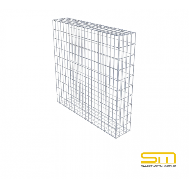 Габион коробчатый сварной 100х100х20см ф4 50х100мм Габион коробчатый сварной 100х100х20см ф4 50х100мм