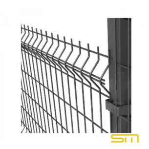Оградно пано 3D PVC RAL 7016 80х250см (око 50х150мм)