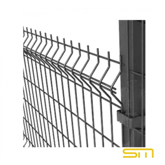 Оградно пано 3D PVC RAL 7016 80х250см (око 50х150мм)