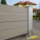 Stâlp din aluminiu pentru sistem de gard WPC – 210 cm