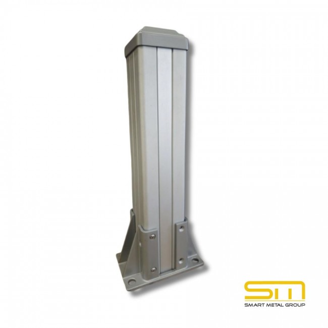 Stâlp din aluminiu pentru sistem de gard WPC – 210 cm