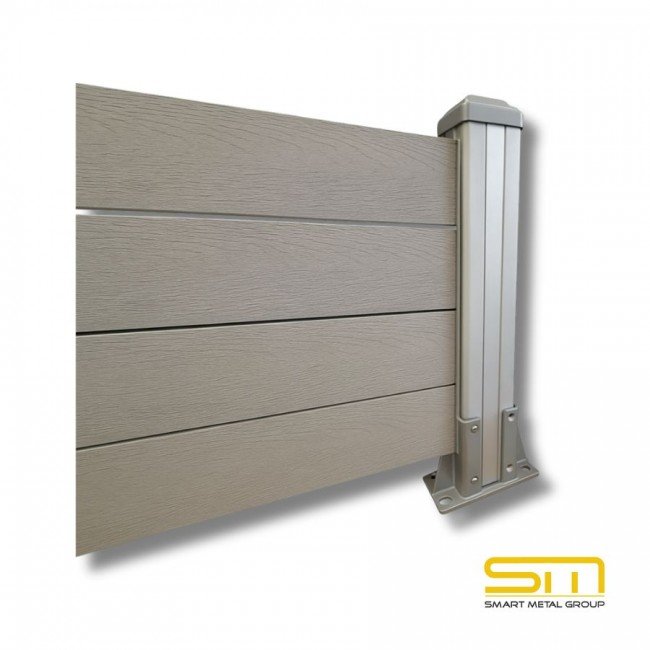 Stâlp din aluminiu pentru sistem de gard WPC – 210 cm Stâlp din aluminiu pentru sistem de gard WPC – 210 cm