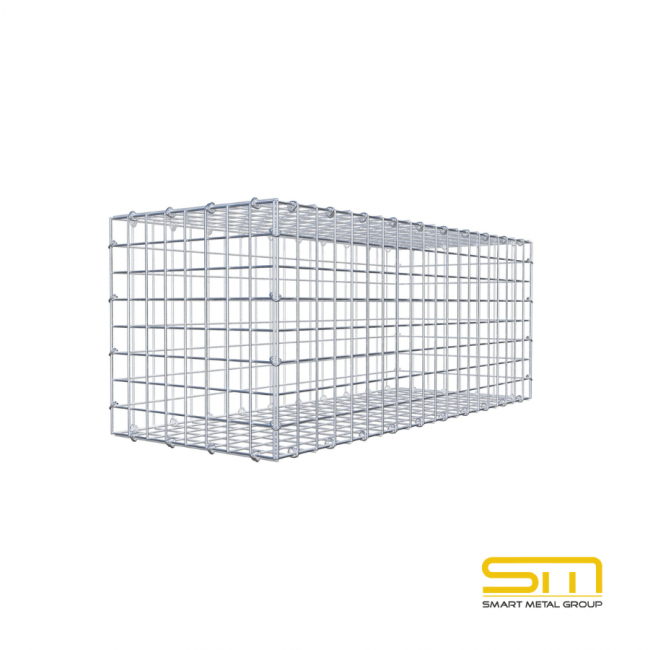 Габион коробчатый сварной 100х100х40см ф4 50х100мм Габион коробчатый сварной 100х100х40см ф4 50х100мм