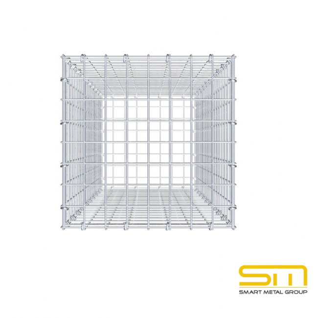 Габион коробчатый сварной 100х100х40см ф4 50х100мм Габион коробчатый сварной 100х100х40см ф4 50х100мм