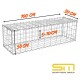 Electrowelded gabion 100x50x30cm f4 50x100mm