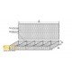 Knitted gabions mattress 400х200х30cm. ф3 80х100mm