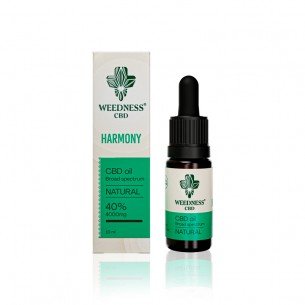 Harmony 40% Natural CBD Oil (4000mg) | Extreme Potency | Weedness
