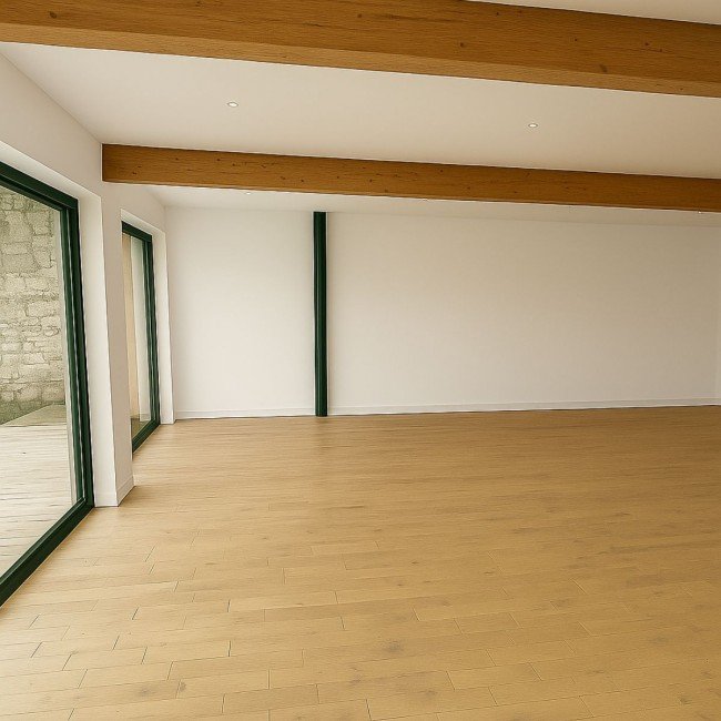 One-storey wooden house