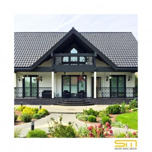 Дървена къща двуетажна