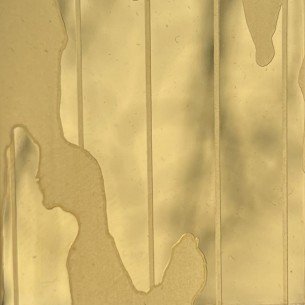 Edelstahl - Wasserfall, Gold, Spiegel  Edelstahl - Wasserfall, Gold, Spiegel