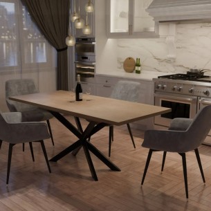 Τραπέζι ΝΕΜΑΝ SPIDER Black