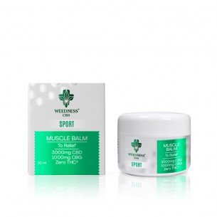 CBD + CBG Muscle Relief Balm 4000mg (50ml) - 0% THC