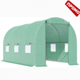 Оранжерия Super Strong 4×2,5×2 м с UV фолио 140 г