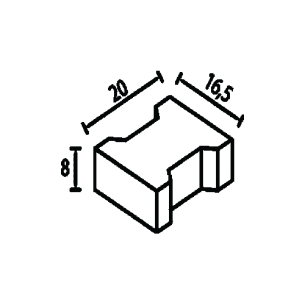 Паве тип Бехатон 20х16,5х8 см Паве тип Бехатон 20х16,5х8 см