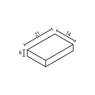 Паве тип Холандия 21х14х6 см Паве тип Холандия 21х14х6 см
