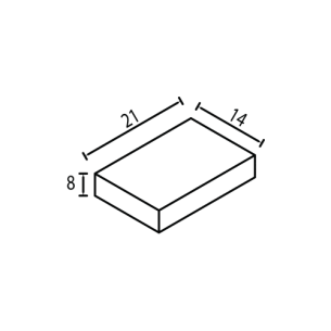 Паве тип Холандия 21х14х8 см Паве тип Холандия 21х14х8 см