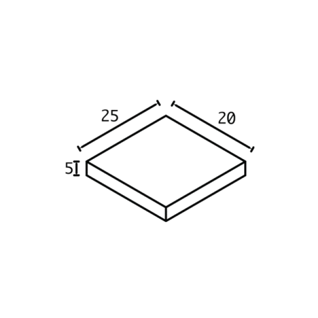 Паве тип Холандия 25х20х5 см