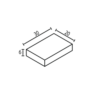 Паве тип Холандия 30х20х6 см Паве тип Холандия 30х20х6 см