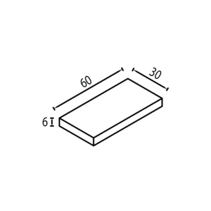 Паве тип Холандия 60х30х6 см Паве тип Холандия 60х30х6 см