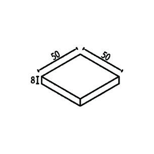 Паве тип Квадрат 50х50х8 см Паве тип Квадрат 50х50х8 см