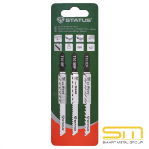 Комплект ножчета за прободен трион-дърво Status Комплект ножчета за прободен трион-дърво Status