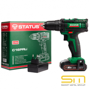 АККУМУЛЯТОРНАЯ ДРЕЛЬ-ШУРУПОВЕРТ STATUS ST0003 99.00 C16PRLi 