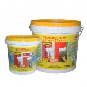 Terazid G-22 Beton temas - temas astarı 25 kg. Terazid G-22 Beton temas - temas astarı 25 kg.