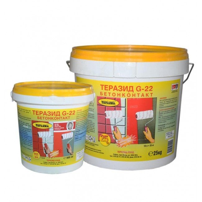 Terazid G-22 Betonkontakt - contact primer 25kg.