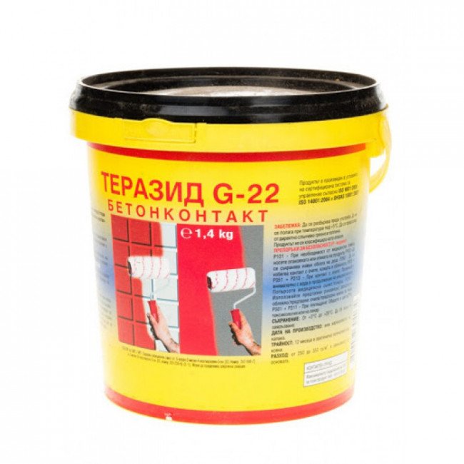 Теразид G-22 Бетонконтакт – контактен грунд 1,4кг.