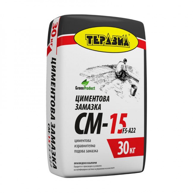 CM-15 – циментова изравнителна замазка 30кг.
