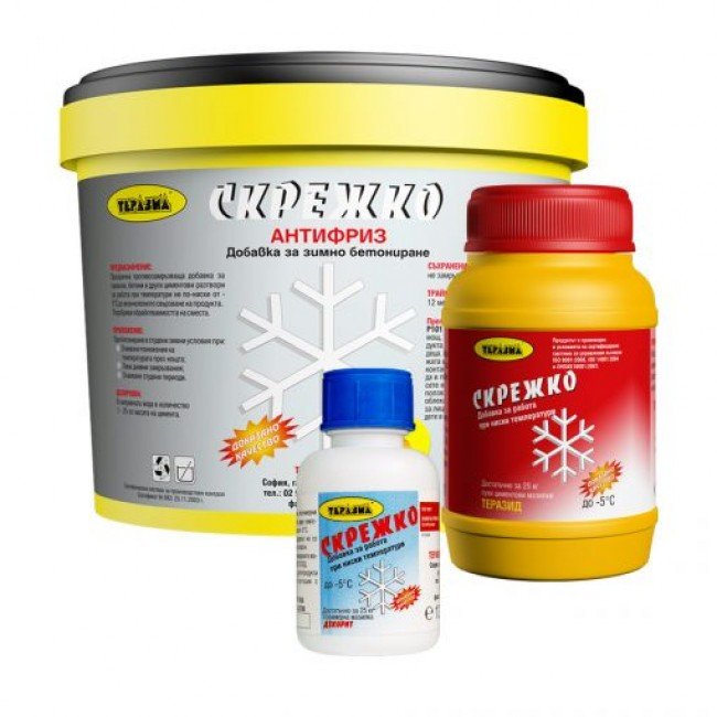 Frost - additives for work at low temperatures B 20kg.