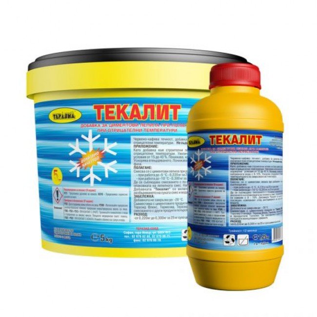 Thecalite - antifreeze additive for cement adhesives and ground coats 20kg.