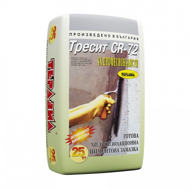 Tresit CR-72 – universal one-component waterproofing 25kg.