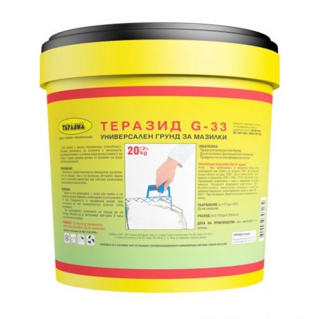 Terazid G-33 – universal primer for decorative facade plasters 20kg.