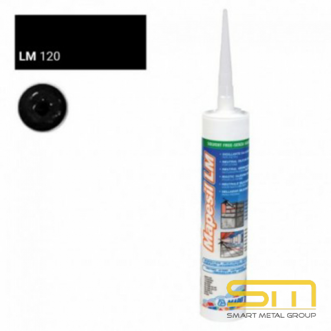 СИЛИКОН НЕЙТРАЛЬНЫЙ MAPESIL LM 120, BLACK / ЧЕРНЫЙ- 310 ML