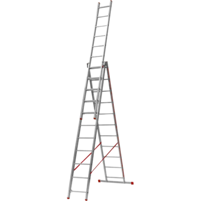 Professional aluminum stairs-three-shoulder pro