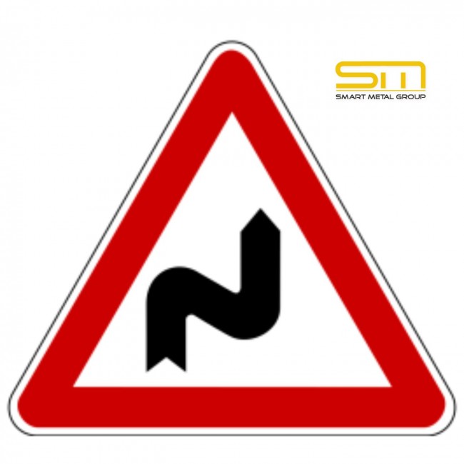Road Sign A3 – Series of Dangerous Curves Road Sign A3 – Series of Dangerous Curves