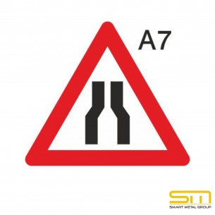  Дорожный знак А7 – Сужение дороги с обеих сторон