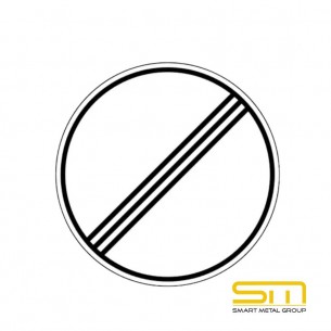 Пътен знак В34 – „Край на въведените забрани“