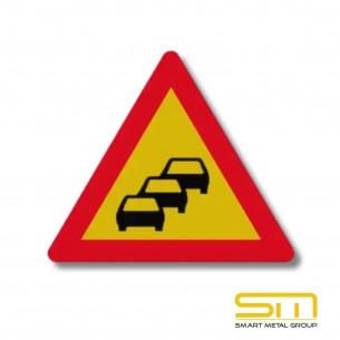 Пътен знак А41 – „Внимание! Образувано задръстване“