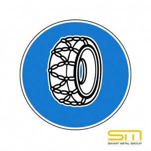 Г19 – Задължителни вериги за сняг най-малко на две от двигателните колела