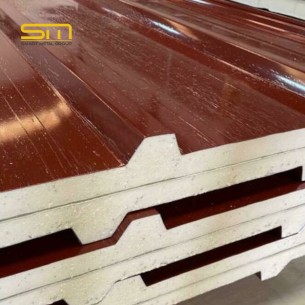 Sandwich panels - Polyurethane roof panels with 5 corrugations Sandwich panels - Polyurethane roof panels with 5 corrugations